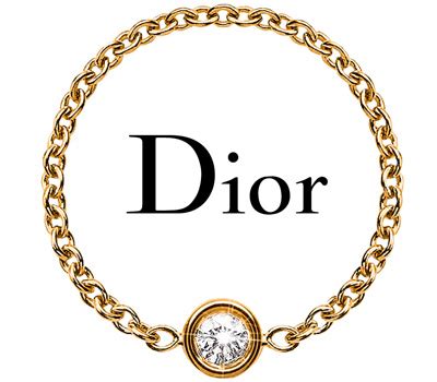 bague chainette dior
